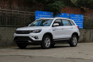 白色SUV停于户外场景