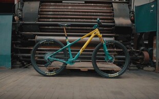 多彩山地自行车特写