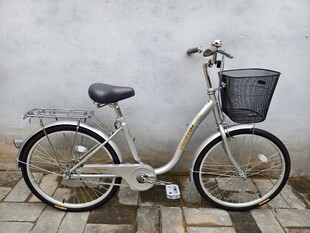 复古女士自行车简约优雅