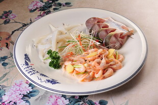 美味三白