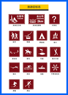 常见交通警示标志展示