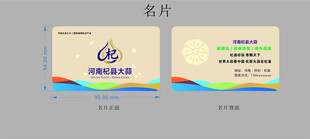 简约商务名片设计示例