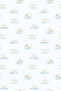 简约小船图案背景纹理