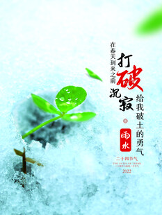 雨水海报