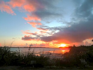 海边绚丽日落美景