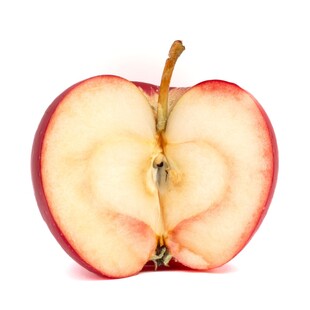 切开的红苹果