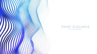 蓝紫色渐变波浪背景图