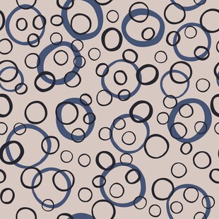 蓝灰圆圈图案纹理背景