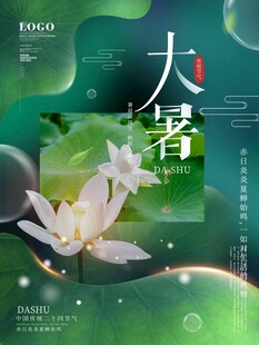 大暑海报 