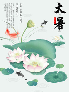 大暑海报