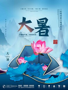 大暑海报 