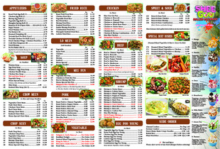 多样美食菜单设计模板