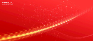 红色炫彩线条背景