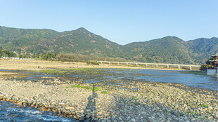 山水河畔风光美景