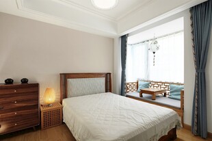 简约温馨卧室室内一角