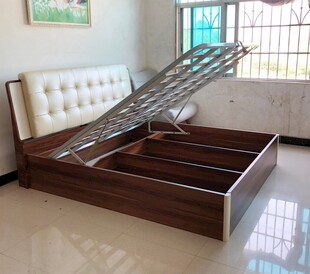 现代简约储物床