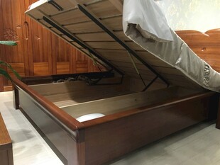 木质储物床容量抽屉式