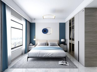 现代简约风格卧室空间