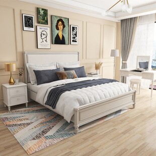 简约现代风格温馨卧室场景