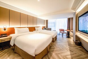 现代风格双床酒店客房