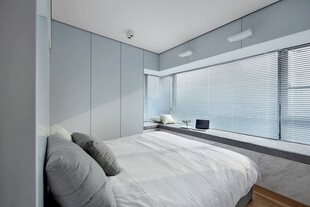 现代简约风卧室全景