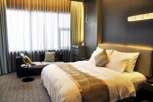 温馨现代风格卧室客厅一体