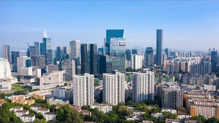 繁华都市天际线景观