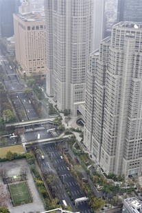 都市高楼景观鸟瞰图