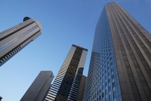 都市摩天大楼景观