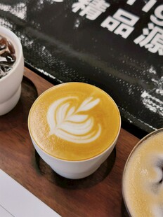 精美拉花咖啡展示