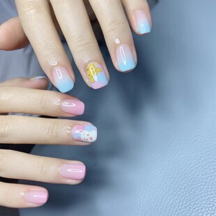 梦幻多彩美甲艺术展示