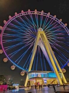 璀璨摩天轮夜景