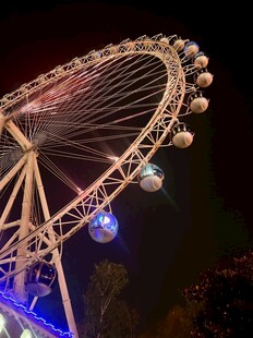 璀璨摩天轮夜景