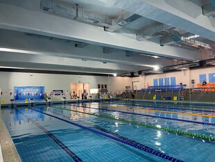 室内游泳池场景