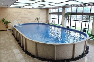 室内家用椭圆型游泳池