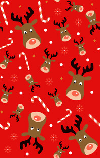 圣诞主题趣味图案背景