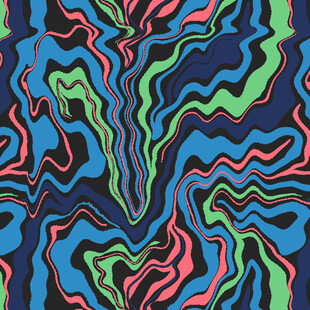 抽象动感波纹图案