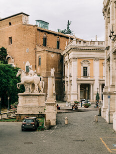 罗马古老建筑街景风貌