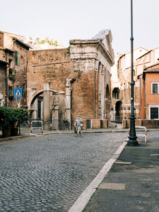 罗马古老拱门街景