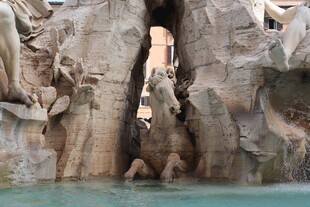 罗马四河喷泉雕塑景观