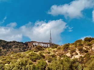 好莱坞标志远景风光
