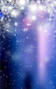 雪花梦幻背景