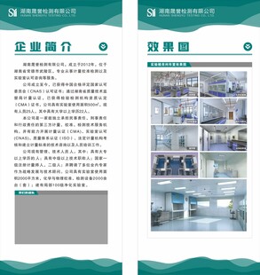 企业展架 简介海报