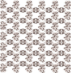 复古花卉几何图案纹理