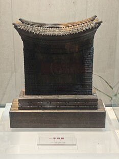 古代屋顶建筑模型展示