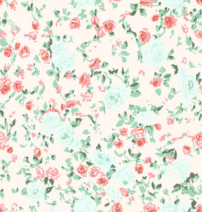 清新花卉图案背景