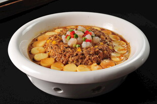 玉子豆腐蒸肉饼