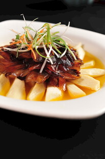 山药蒸腊肉