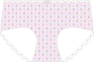 粉色花边女士内裤