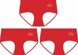 三条红色女士三角内裤